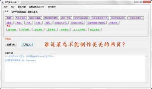 网页菜鸟助手
